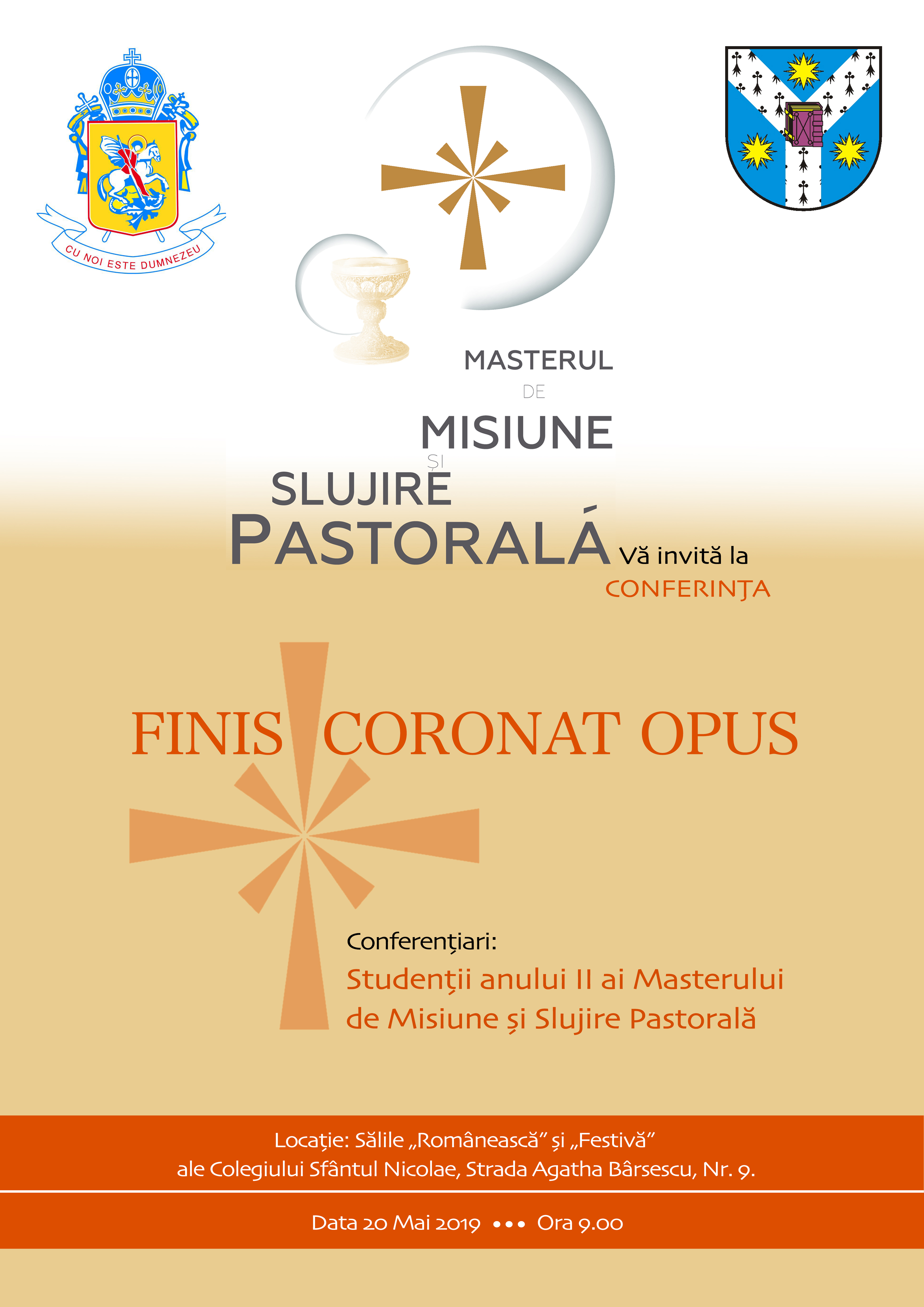 Afis Conferință – Finis Coronat Opus